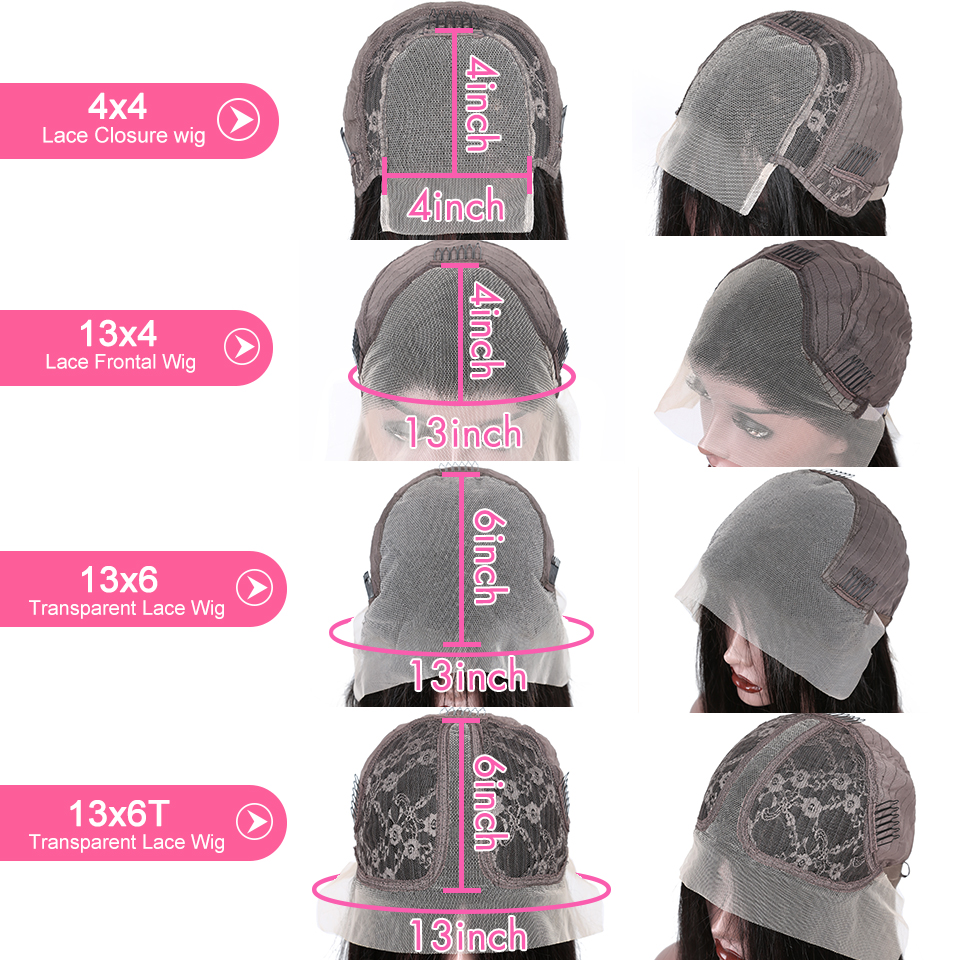 8-30 Inch 13x6 Curly Lace Front Human Hair Wigs For Women Brazilian Remy Kinky Curly 13x4 Lace Frontal Wig 4x4 Lace Closure Wig smile