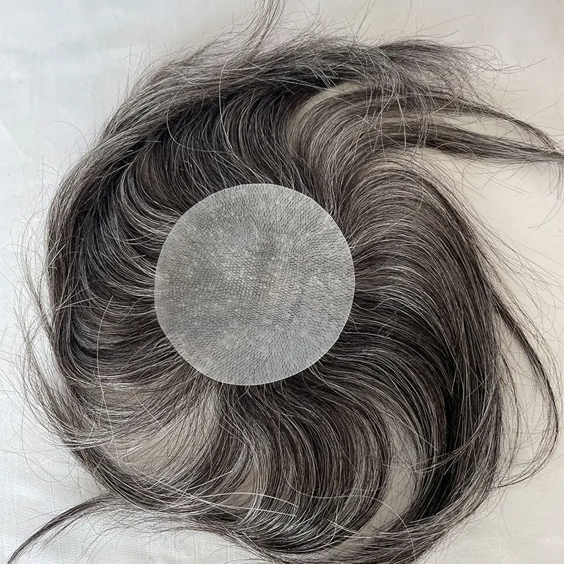 Side or Back Hair Patches for Men, Hairpiece for Men, Cover Bald Spot On Head, Thin Skin, Toupee Patch, 8cm x 8cm