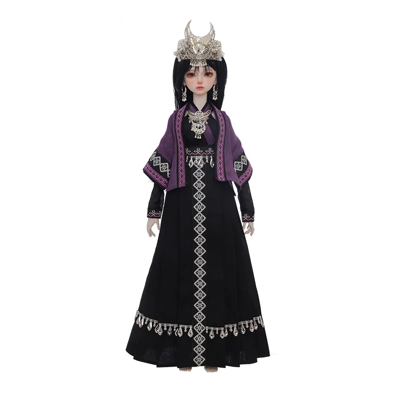 Shuga Fairy 1/4 Kaka Bjd Doll Bariy Body Big Chest Girl Nuwa Messenger Ancient National Atmosphere Jointed Doll
