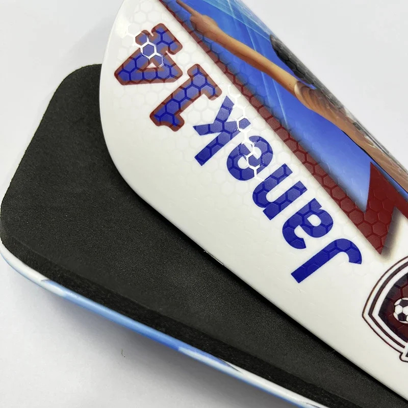 Customized Personalized Shin Guard Honeycomb Texture Soccer Shin Pad Leg Support Football Shinguard Adult Teens Kids Gift 240322