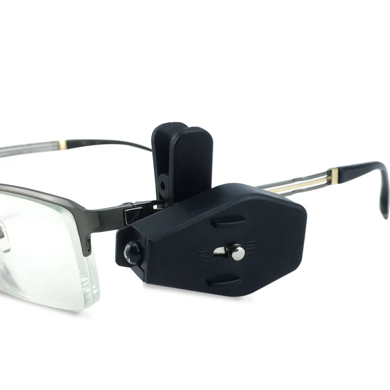 2pcs/set Adjustable Mini Flashlight Universal Glasses Reading Lamp Eyeglass Clip Lantern Eyeglass Flexible Book Reading Light