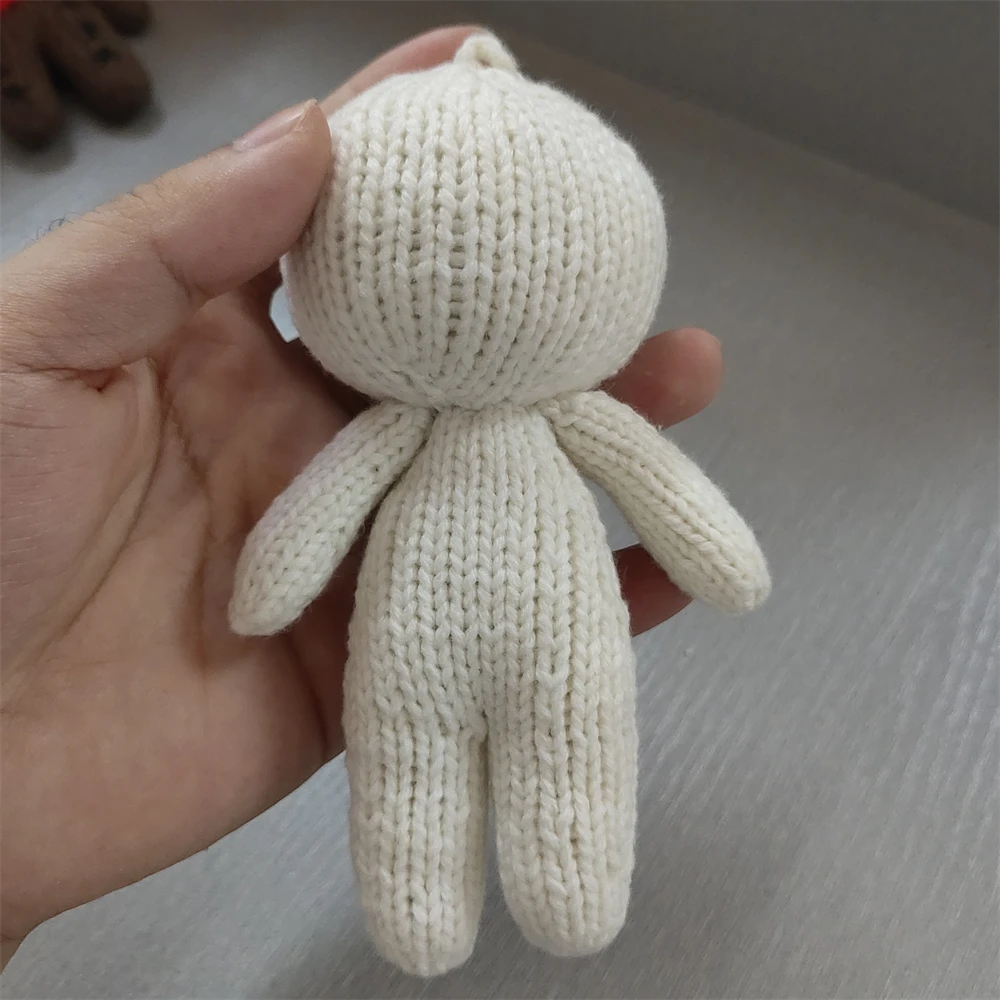 Scary Voodoo Doll Halloween Party Dress Up Prop Ghost Doll Soft Revenge Voodoo Doll Knitting Keychain Witchcraft Trick Accessory