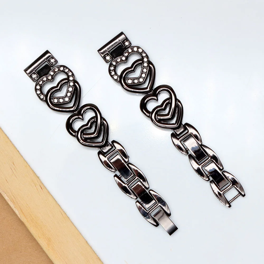 Thin Metal Strap for Xiaomi 2025 Mi Band 5 Wristband Women Bling new Bracelet Slim Watchband for Mi Band 7/6 Smartwatch Easy Adjustable