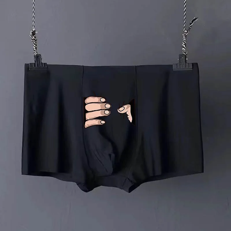 Couple Underwear Sexy Lace Men's Boxer Women Panties Low Waist Printed Bow Ice Silk Lingerie Underpants for Boyfriend Girlfriend