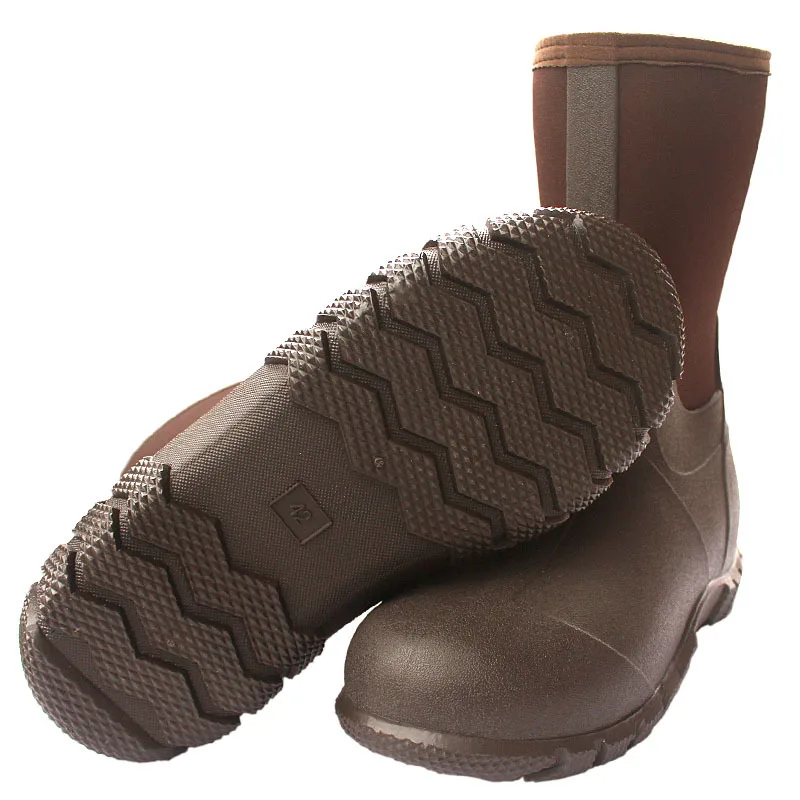 Men's Rain Boots Outdoor Snow 2025 new Boots Forest Shoes Fishing Car Washing Shoes