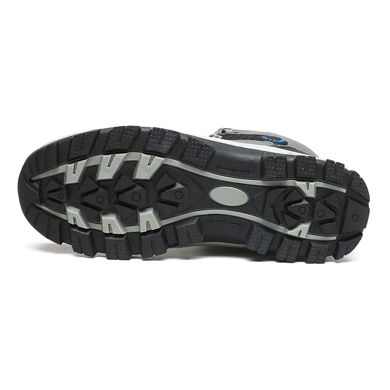 Men Boots Winter 2023 New Warm Plush Outdoor Waterproof PU Snow Ankle Boots Work Casual Hiking Shoes High-top Shoes Men