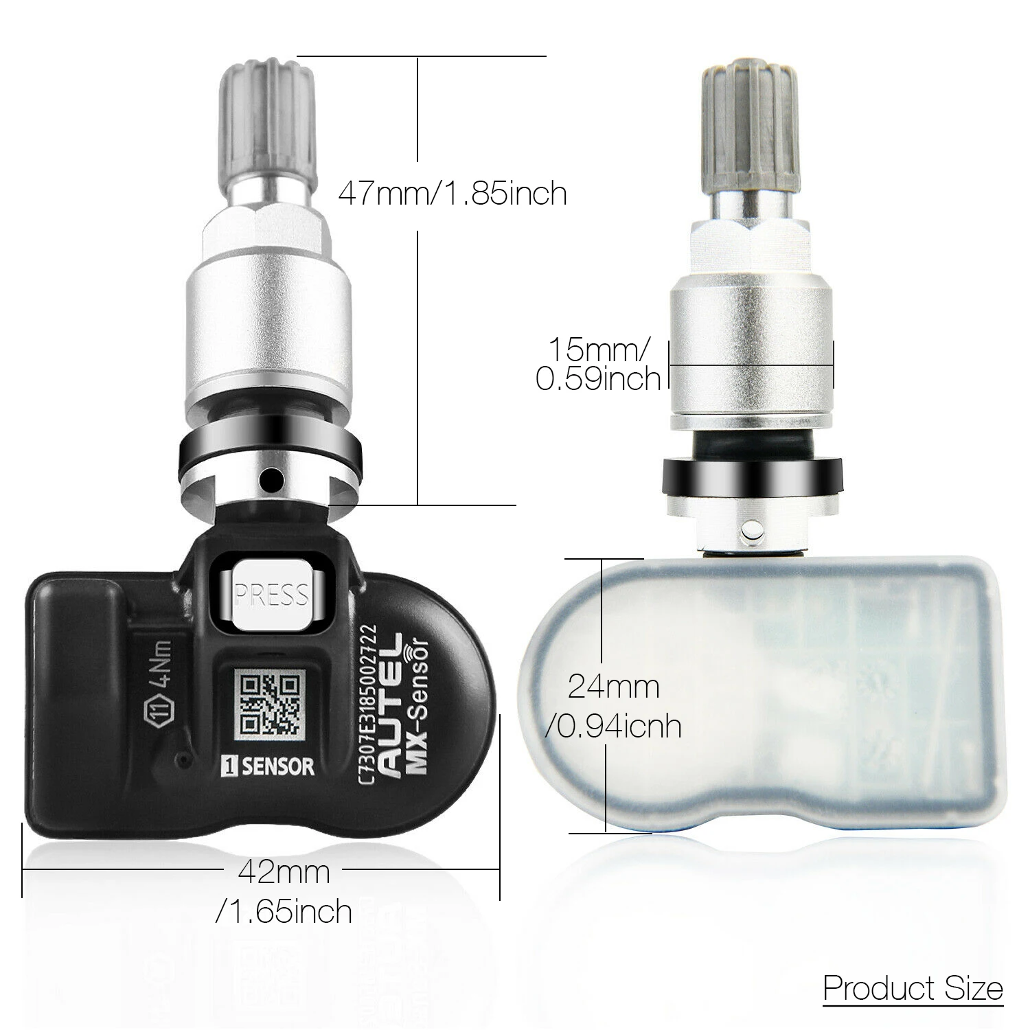 Sensor Autel 433Mhz+315 MX ddmysmile MHZ 2In1mx-Sensor TPMS Tire Repair Tool Automotive Accessory For Maxitpms Ts501 Ts508 Ts508wf Its600 Smile 433Mhz