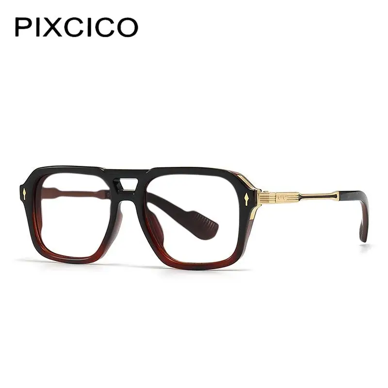 R56879 Men Vintage Pilot Reading Eyeglass Man Brand Rivet Presbyopic Glasses Dioptric +0.5 ~+3.50 Luxury Legs Clear Eyewear