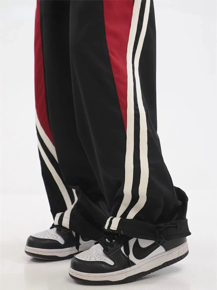 HOUZHOU 2025 Baggy Women Sweatpants new Wide Leg Joggers Casual Streetwear Y2k Vintage Korean Black Oversized Basic Sports Trouser Female