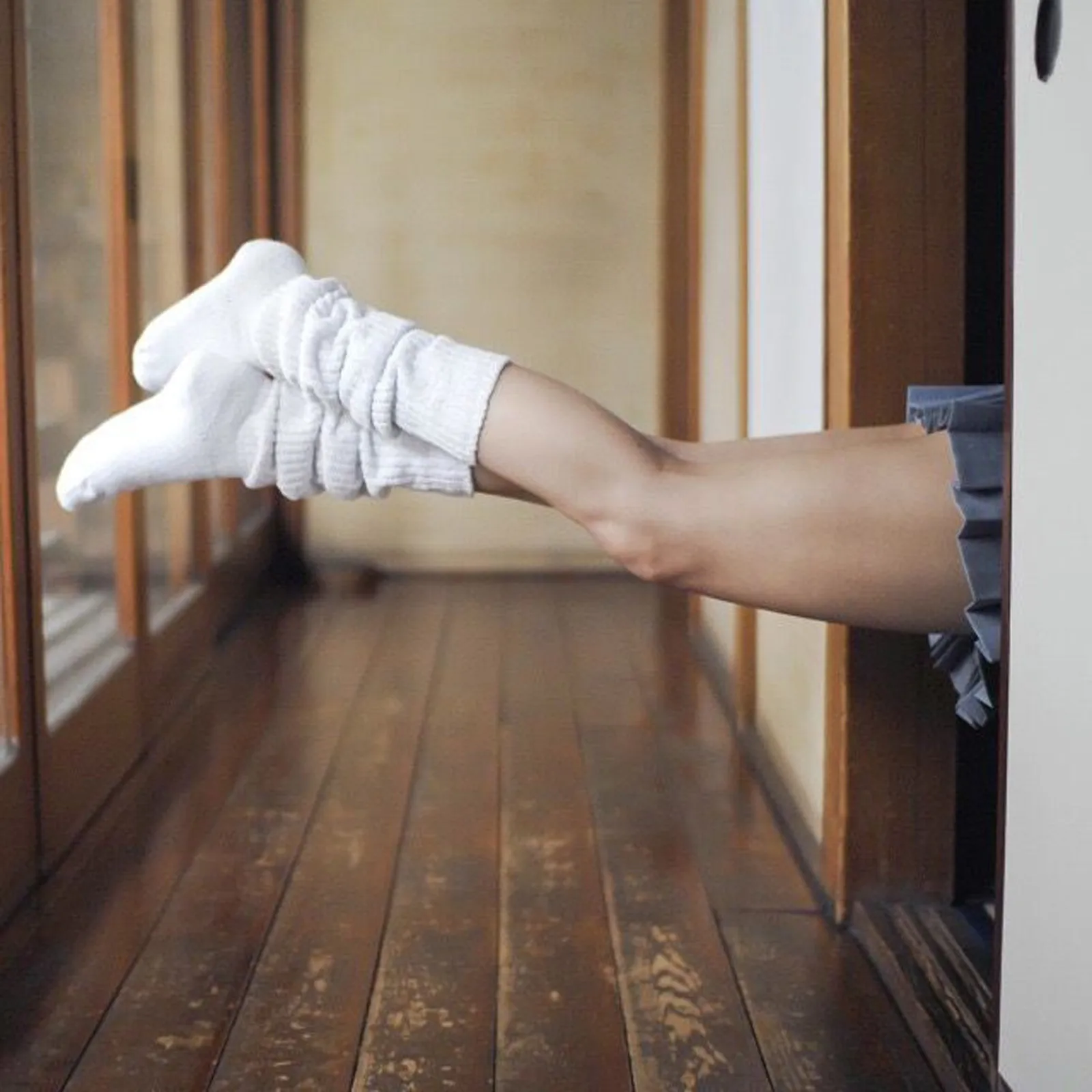 Women Slouch Socks Loose Socks Boots Stockings Japanese High School Girls JK Uniform Accessories Leg Warmers Cosplay Socks