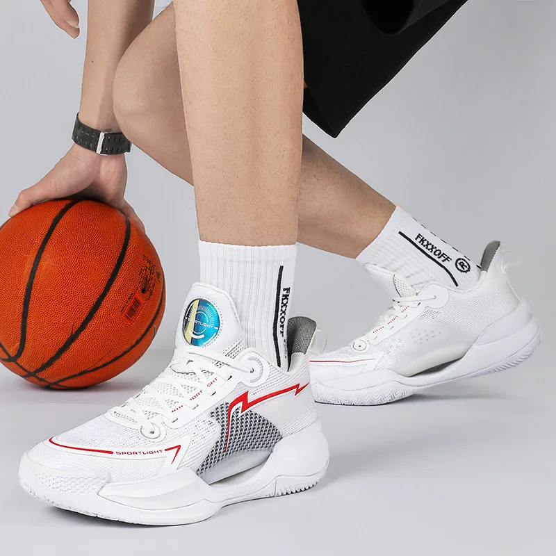 Spring Unisex Mesh Green Basketball Shoes Men Brand new Professional Trainers Sneakers 2025 Women Non-slip Size 36-45 Men's Sport Shoes