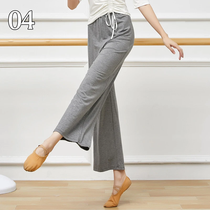 Classical Dance Pants Practice Clothes High Waist Straight Wide Leg Pants Loose Elegant Women Chinese Style Pants new 2025 Dance Clothes