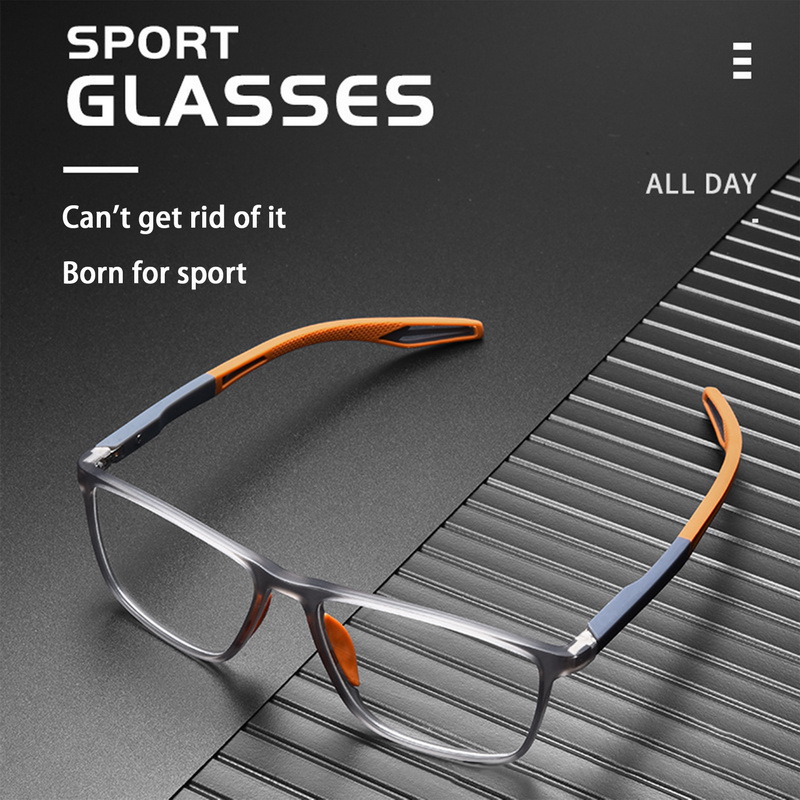 Ultra-Light Silicone Reading Glasses TR90 Sport Anti-blue Light Presbyopia Eyeglasses Women Men Optical Eyewear Diopters To +6.0