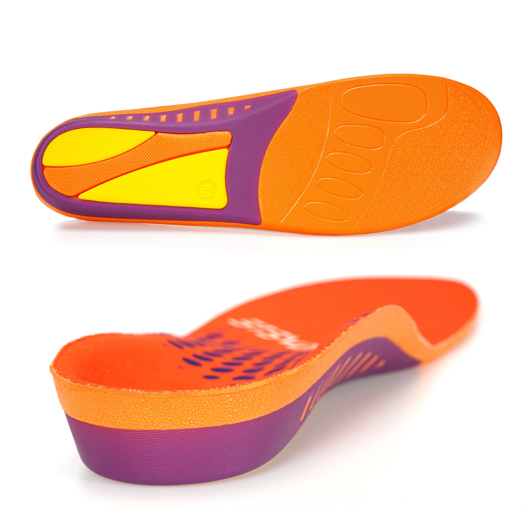 iFia PU Plantar Fasciitis 2025 Pain Relief Men Shock Absorb Orthopedic Insole Women Sneaker new Flat Feet Arch Support Sport Insert