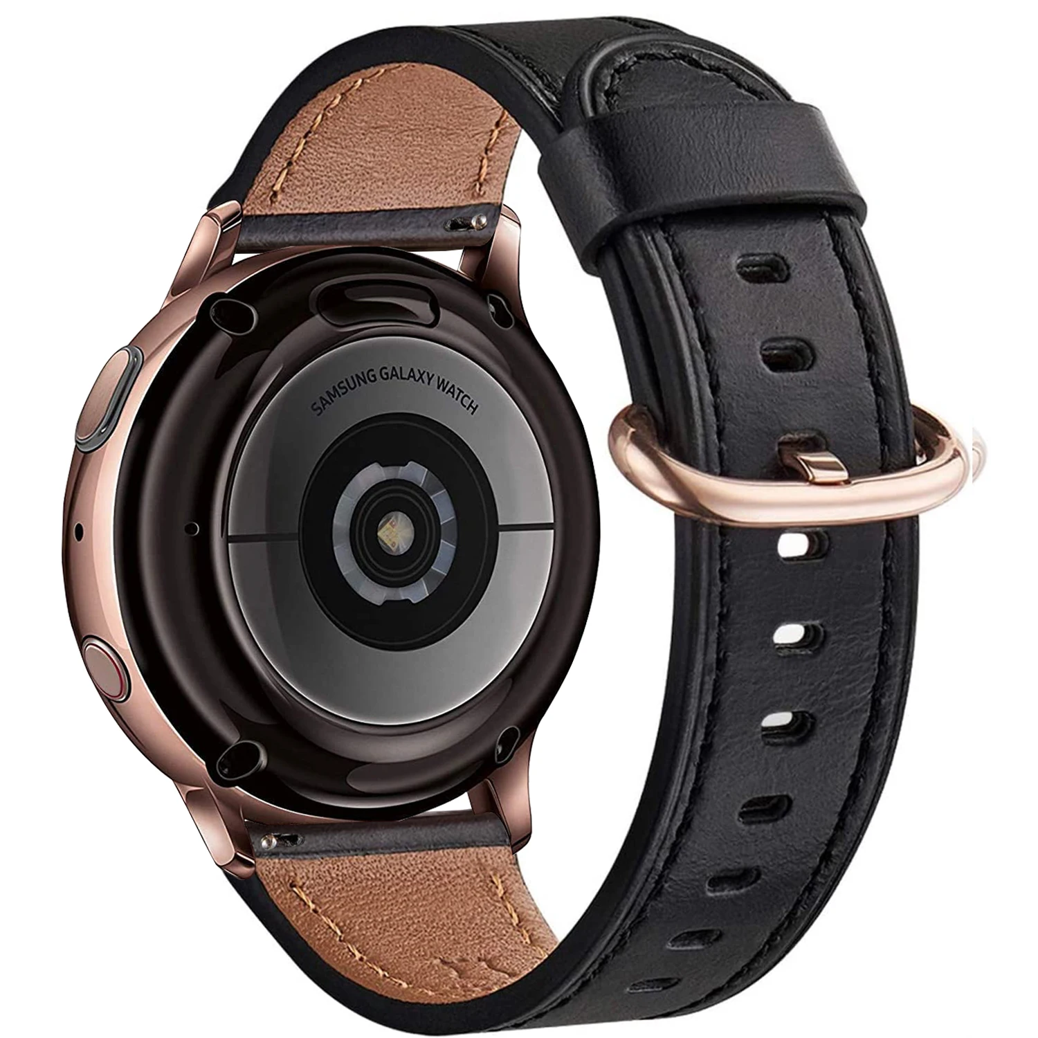 20mm Leather Strap for Amazfit GTS 2/3/4 Band for Samsung galaxy 5/pro Gear S2 Watchband for Huawei gt 2e galaxy watch 4 Classic