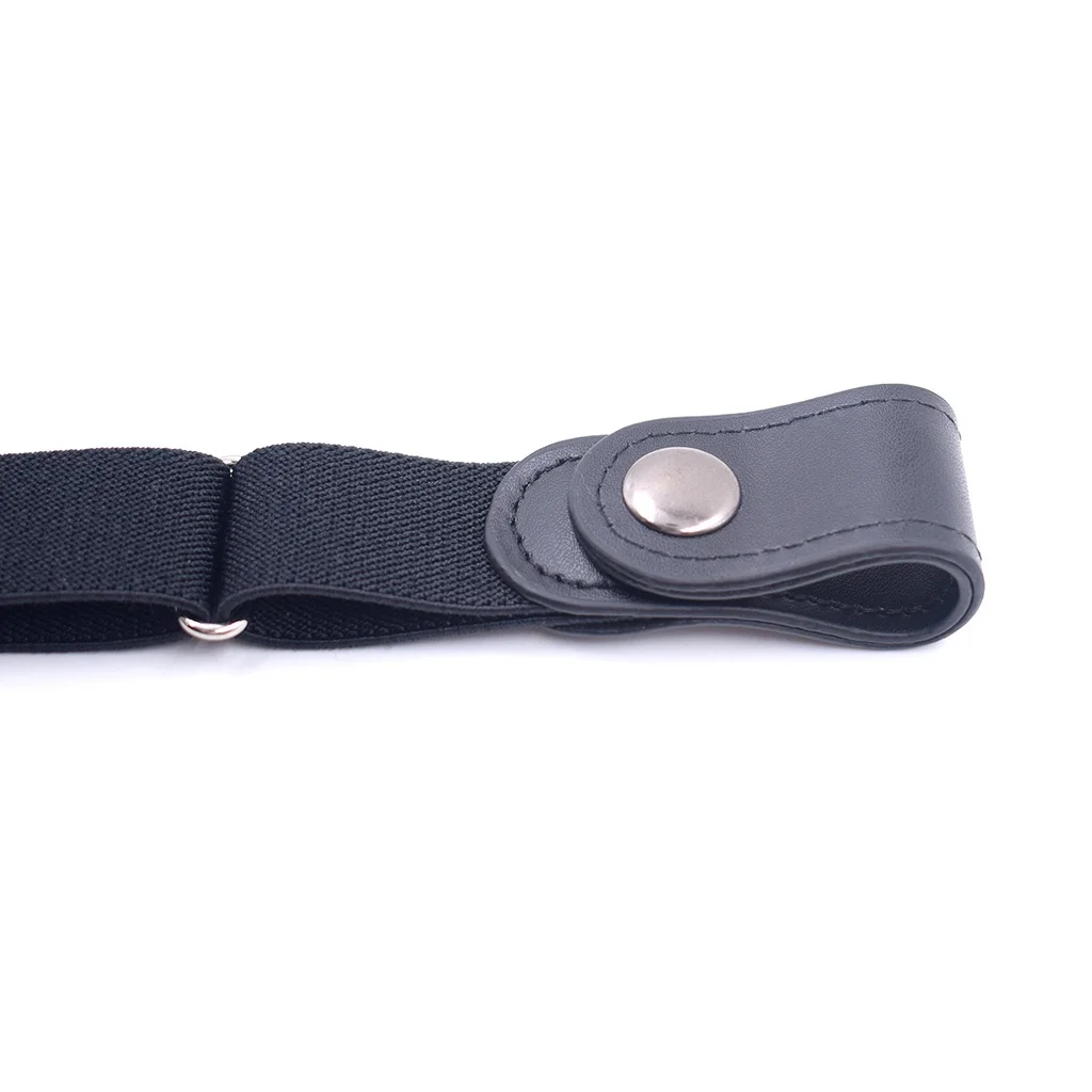 No Buckle Invisible Stretch Belts for Women Girls Jeans Pants Women's Adjustable Elastic Buckle-free No Show Waist Belt