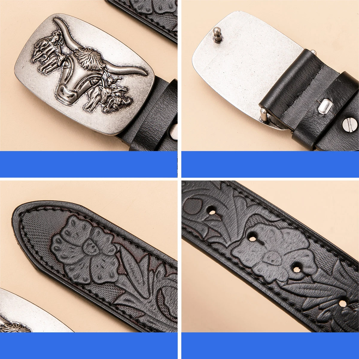 BISON DENIM Belt Male Leather Belt 2025 Men Genuine Leather Strap Pin Buckle Men's new Belt Cummerbunds ceinture homme W70256