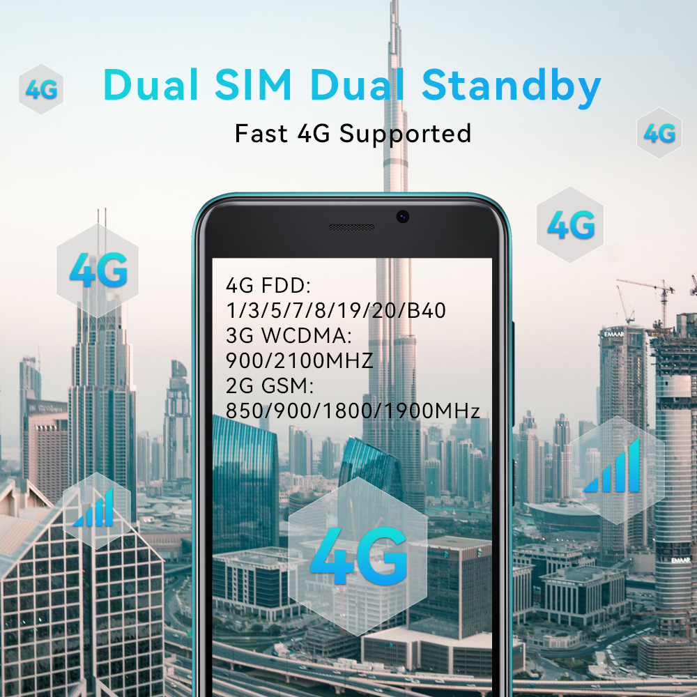 2025 Cubot J20, 4-Inch Mini Screen, Android 12, 2/3GB RAM, 16/32GB ROM (128GB Extended), Dual SIM Dual 4G Celulares, 2350mAh, GPS - view 5