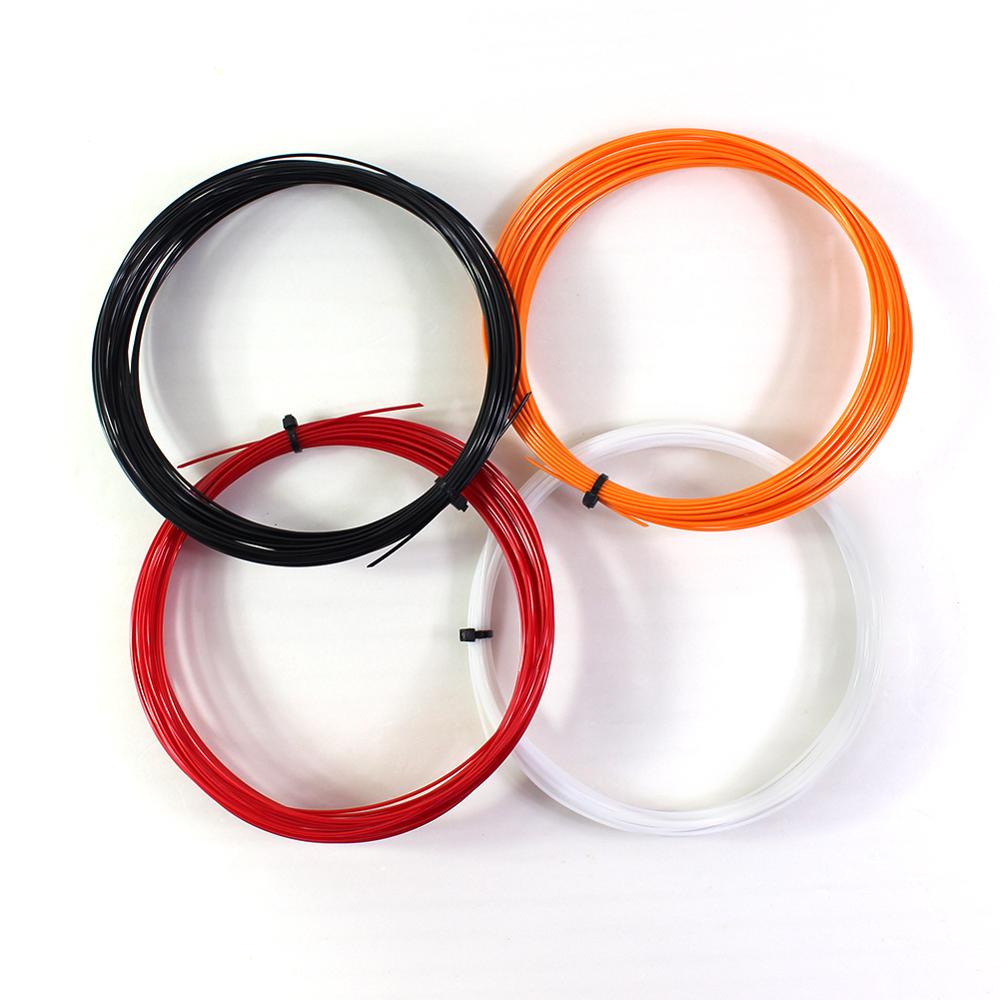 PCS Polyester Tennis String mm Training Round Racket M Black Red White Orange