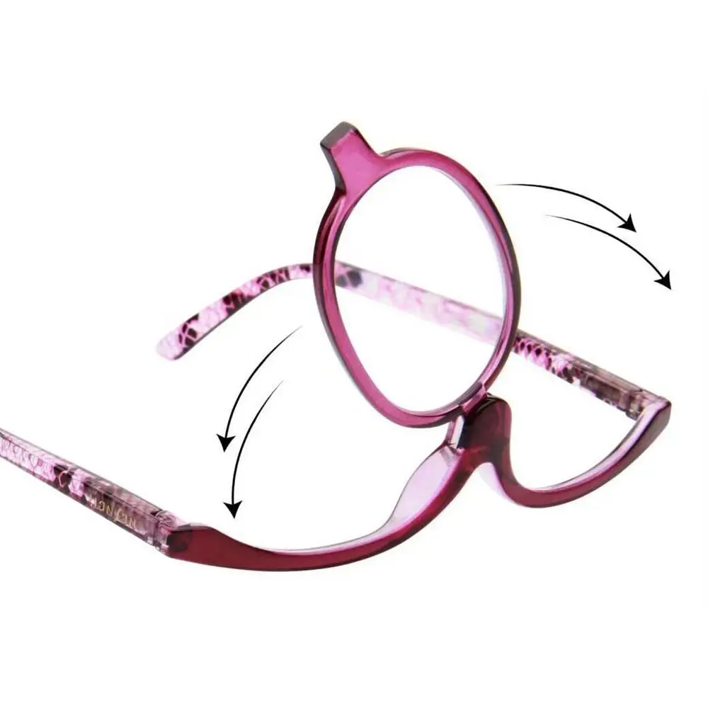 Magnifying Glasses Rotating Makeup Reading Glasses Folding Eyeglasses for Women new 2025 Cosmetic General +1.0 +1.5 +2.0+2.5+3.0+3.5+4.0