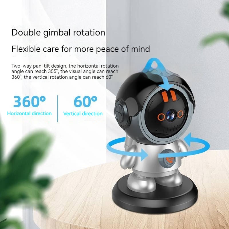 3MP HD PTZ WiFi IP Camera Security Robot Camera Indoor Baby Monitor Two Way Talk Human Tracking Wifi Surveillance Camera