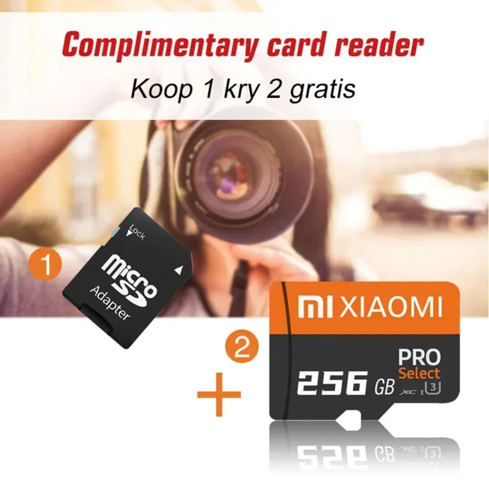 XIAOMI Memory SD Card 128GB 256GB 512GB High Speed Class10 SD/TF Flash Card For Smartphone Table PC Camera Flash Mini SD Card - view 6