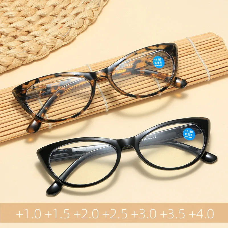 Women's Cat Eye Reading Glasses Vintage Classic Design Far new Eyeglasses Ladies 2025 Blue Light Presbyopia Eyewear +1.0 To +4.0