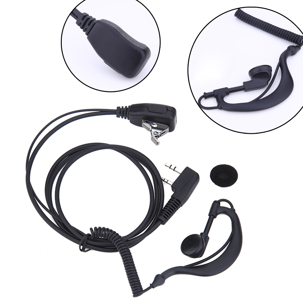 2-Pin Earpiece Headset PTT Mic for Motorola CB Radio CP88 CP040 CP100 new CP110 XV1100 2025 XV2100 AXV5100 Headphone Walkie Talkie