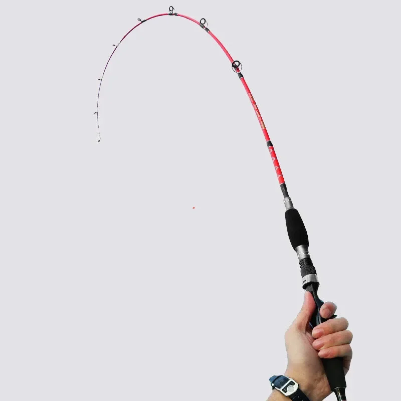Mavllos Loucoo Squid Fishing Rod 1.5M Solid Tip Lure 10-70g 15-25lb Jigging Rod for Octopus new Fishing Spinning 2025 Casting Rods
