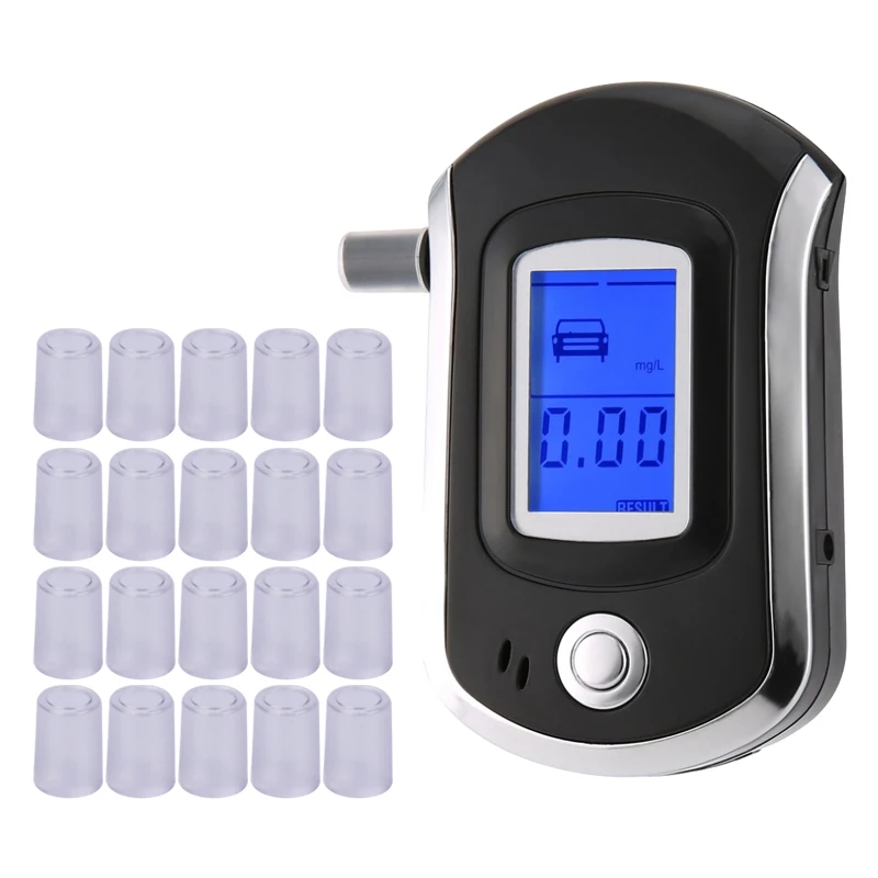 200/500pcs/lot at6000 Digital Breath Alcohol Tester Breathalyzer's Mouthpieces Blowing Nozzle for Keychain Alcohol Tester