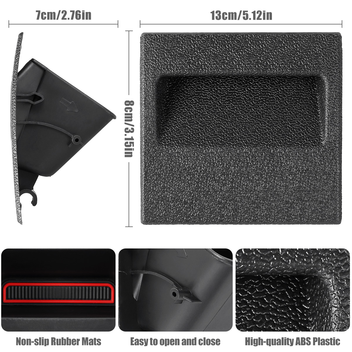 Fuse Box Coin Container Fit for Subaru XV Crosstrek Forester Outback Legacy Impreza STI Plastic Car Inner Storage Box