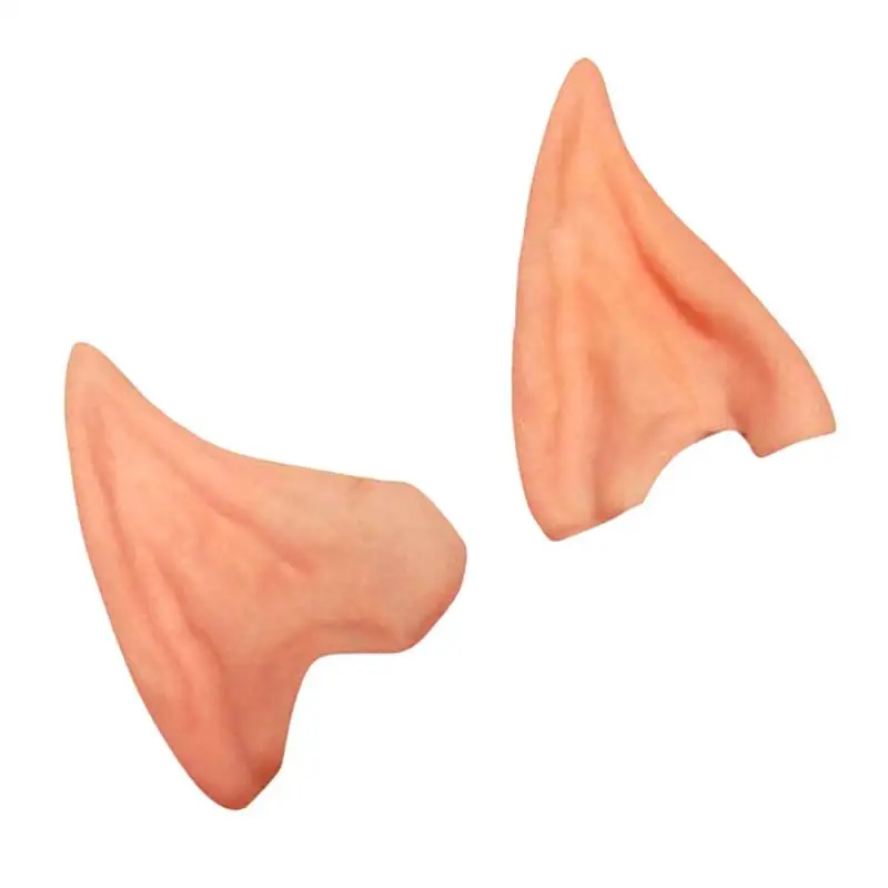 Halloween Angel Elven Elf Ears Hobbit Vulcan Spock Alien Cosplay Costume Accessories Soft Halloween Party Decoration