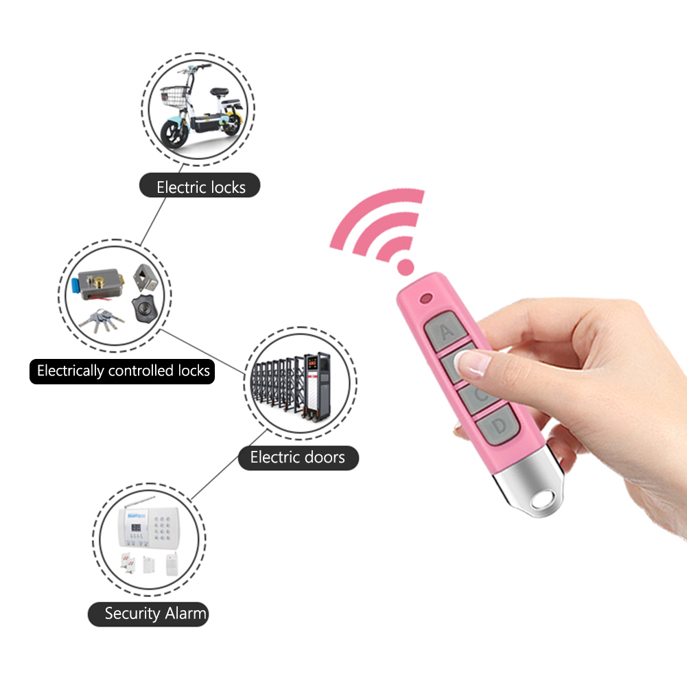 1/5/10pcs 433MHz Copy 2025 Remote Control 4 Keys Garage new Gate Door Opener Duplicator Remote Controller Learning Code Cloning Car Key