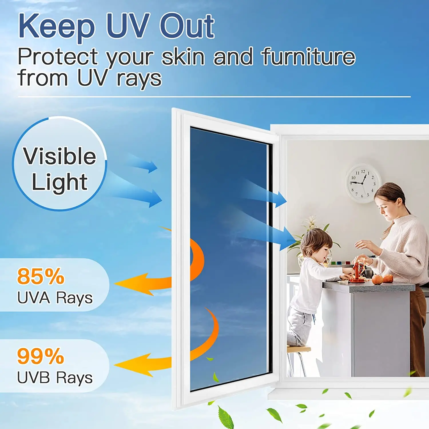 One Way Reflective Window Film Privacy Heat Blocking new Anti 2025 UV Mirror Window Tint for Home Self Adhesive Stained Glass Solar Film