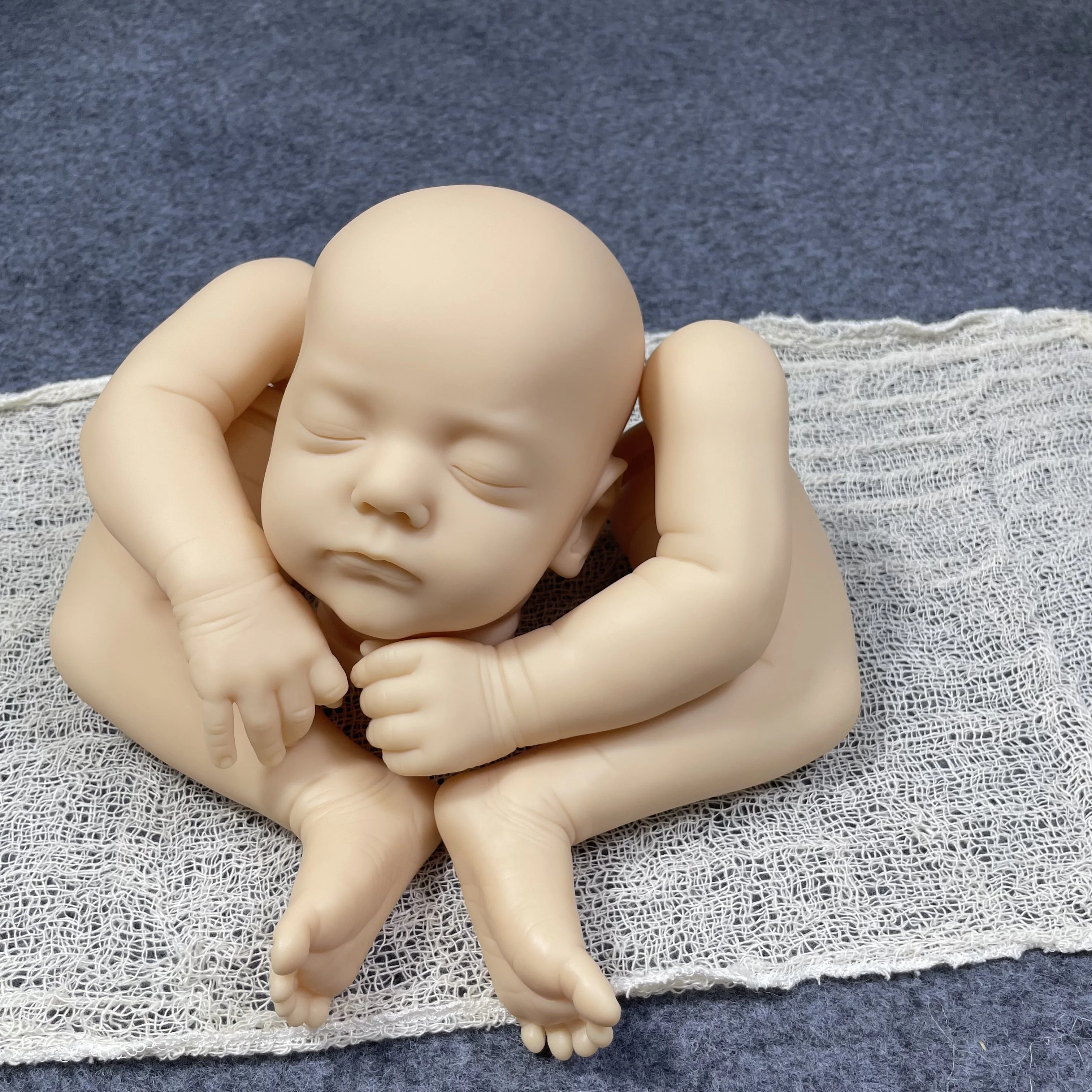 New 20 Inch Reborn Doll Kit Alessia Limited COA Newborn Vinyl Doll Kit Unpainted Unfinished Doll Parts DIY Blank Reborn Molds