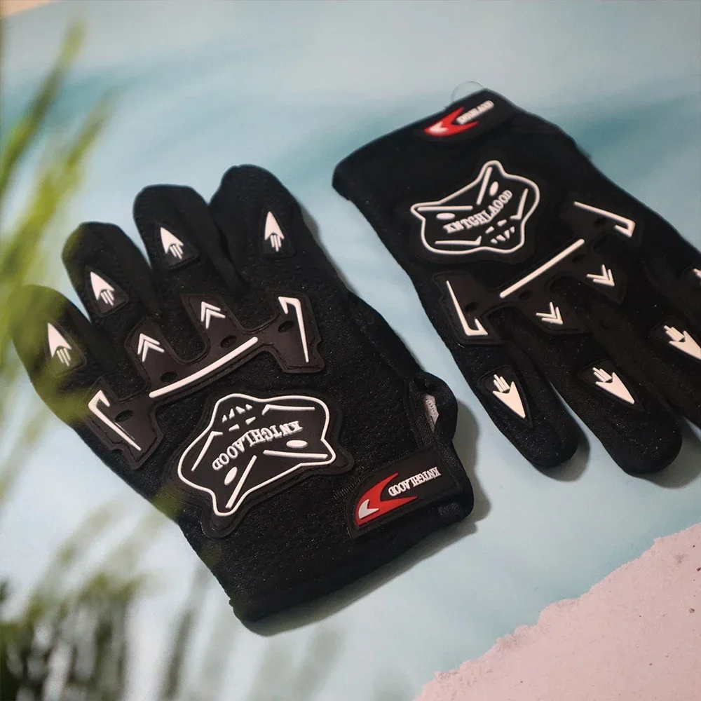 Kids Children Junior Motorcycle Motorbike Gloves MX Motocross Pit ATV Dirtbike Quad Bicycle Children Full Half Finger Gloves