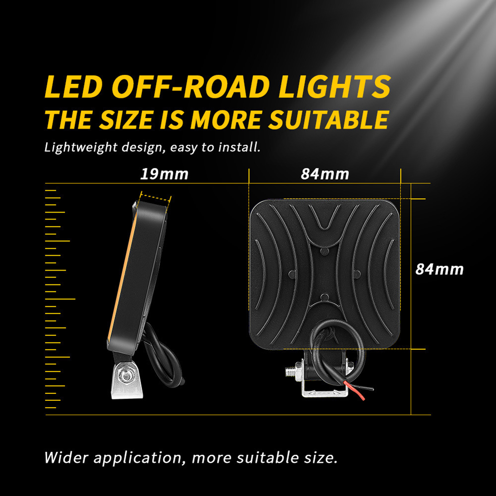Light Working 1200LM 48w Spotlight 16LED Accessories Truck Off Road Tractor Waterproof Easy To Fit Replacement smile