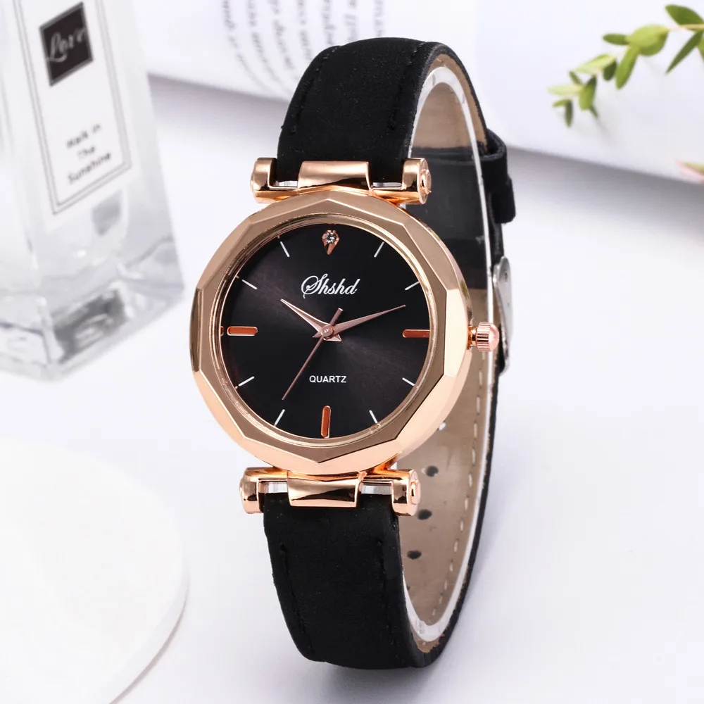 Leather Strap Watches For Women Luxury Casual Quartz Wrist Watch Bracelet Ladies Glass Dial Reloj Mujer Elegante Montre Femme