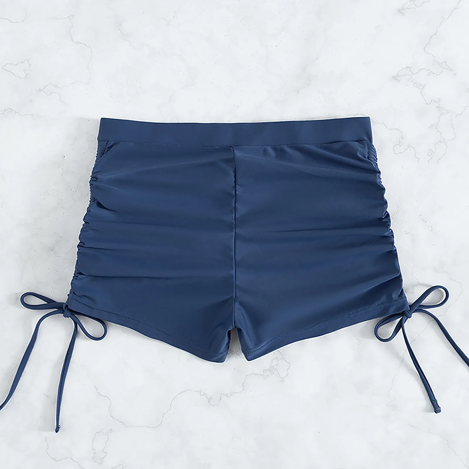 Summer Swimwear Bottoms Women Brazilian Bikini Bottom Side String Tie new Thong Bathing Pants Swimsuit High Waist 2025 Ruched Swim shorts