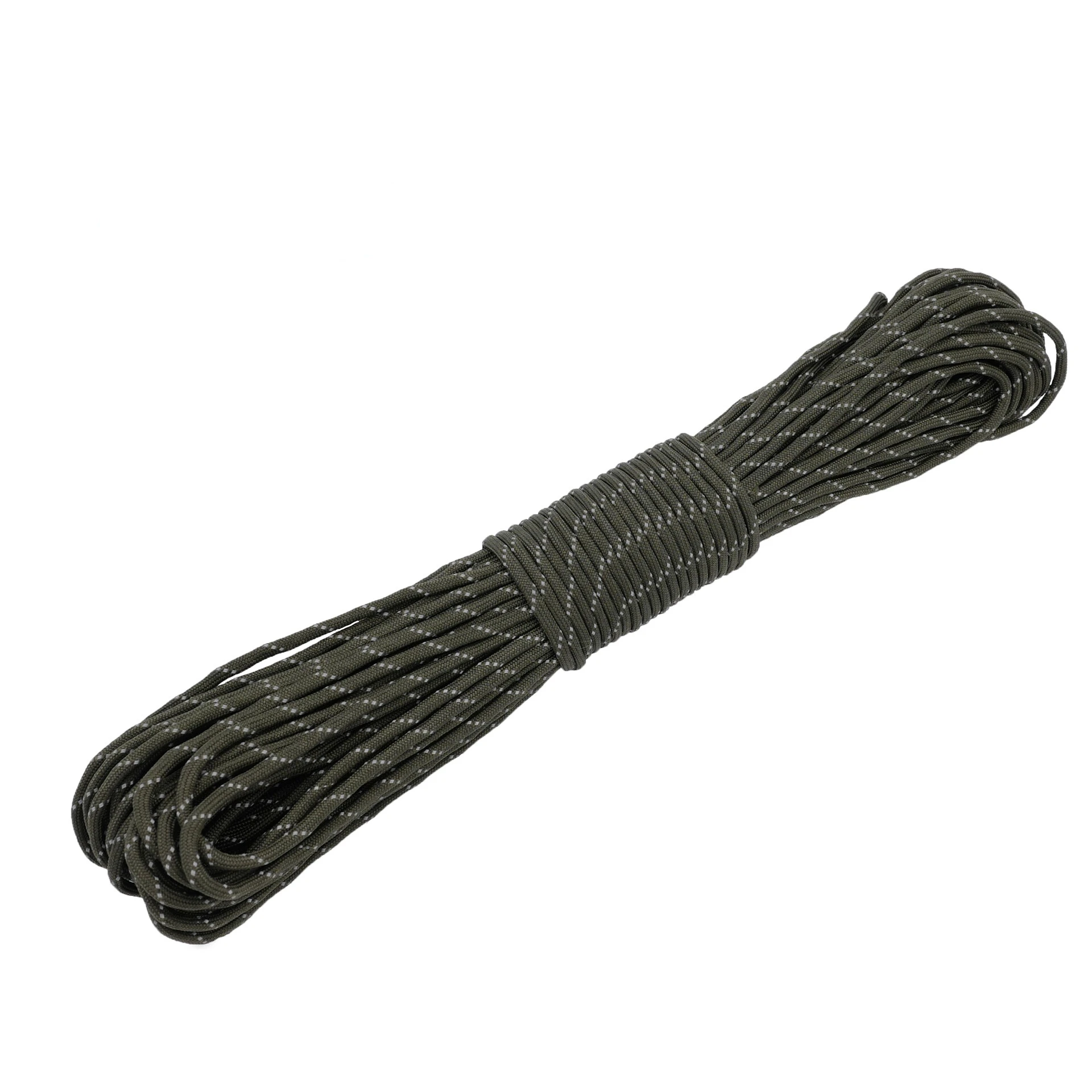 550 new Reflective Paracord Parachute Cord Lanyard Tent 2025 Rope 7 Strand Paracord For Hiking Camping