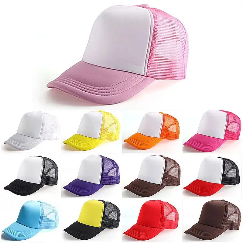 Custom Print Summer Adjustable Foam Trucker new Hat Dad Hat for Kids 2025 Trucker Cap Boy Girls Mesh Caps For School Activity Gorras