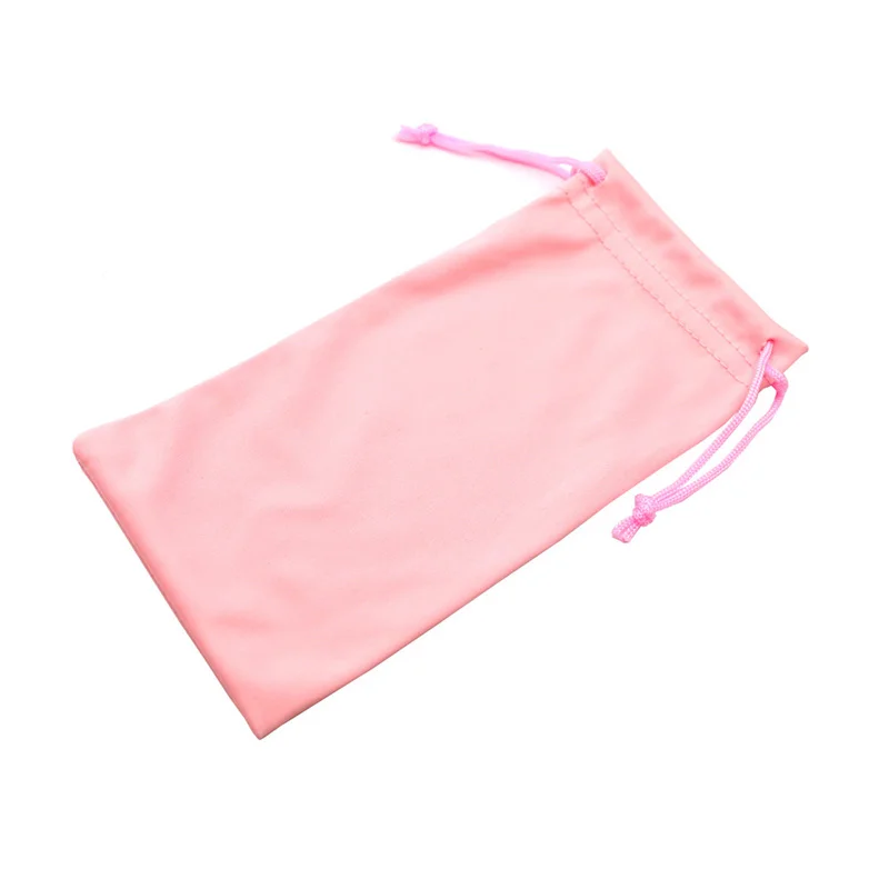 5pcs/lot Cloth Glasses new Bag New Drawstring Sunglass Bag Microfiber 2025 Dust Proof Pouch Very Soft Eyeglasses Pouch Eyewear Cases Bags