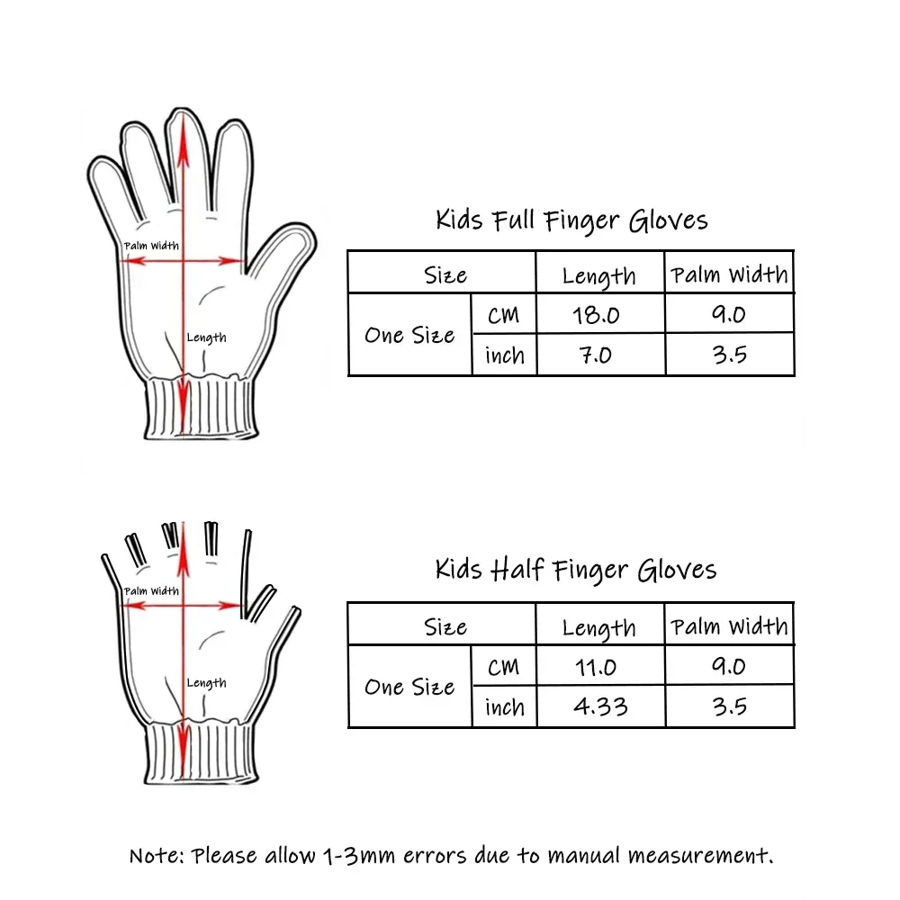 Kids Children Junior Motorcycle Motorbike Gloves MX Motocross Pit ATV Dirtbike Quad Bicycle Children Full Half Finger Gloves