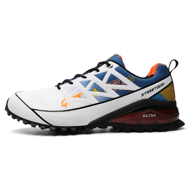 Spring Autumn Men Outdoor Waterproof Sneakers Hiking Trekking Shoes Trail Running 2025 Shoes Ultra Grip Anti-Skid new Big Size 49 50 51