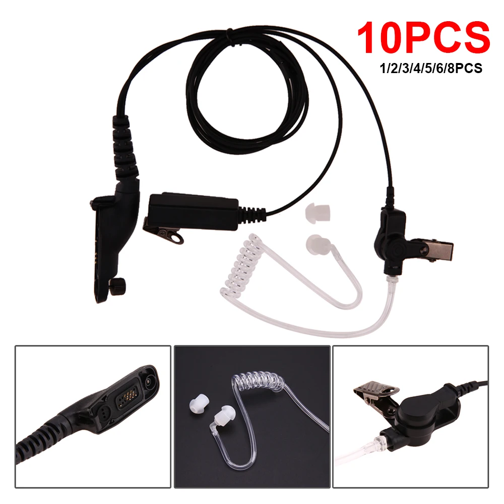 10-1PC PTT 2025 Earpiece Headset Mic for Motorola XiR P8260 P8268 APX2000 APX6000 APX7000 DP3600 DP4400 XPR6550 XPR7580 new Walkie Talkie