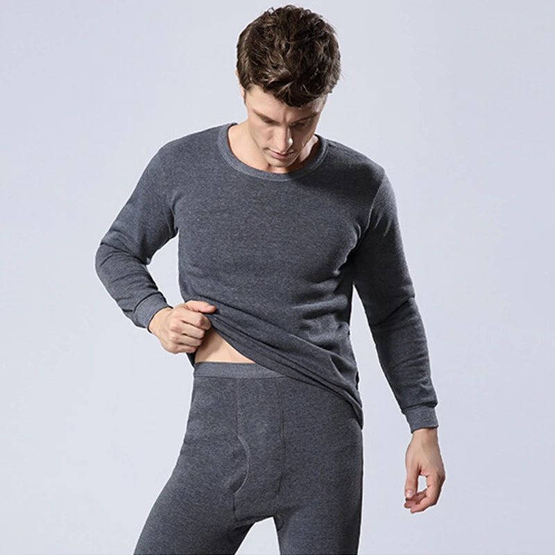 Winter Thermal Underwear 2025 Sets Men Fleece Thermo Long Johns Fleece Tops Pants new Underwear Indoor Casual Clothing Pamas Suit 4XL