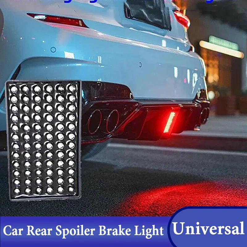New LED Brake Light 72LEDs F1 Style Car Rear Tail Light Spoiler Pilot Signal Lamp Fit For BMW For Benz For VW Universal Vehicle