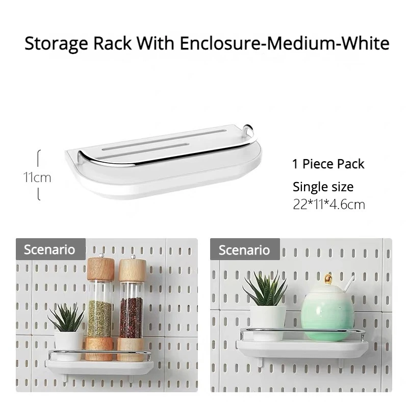 Pegboard Wall Panels Pegboard Wall Organizer 2025 Mounting Display Diy Pegboard Kit Tool new Storage Panel Board Rack Bathroom Kitchen