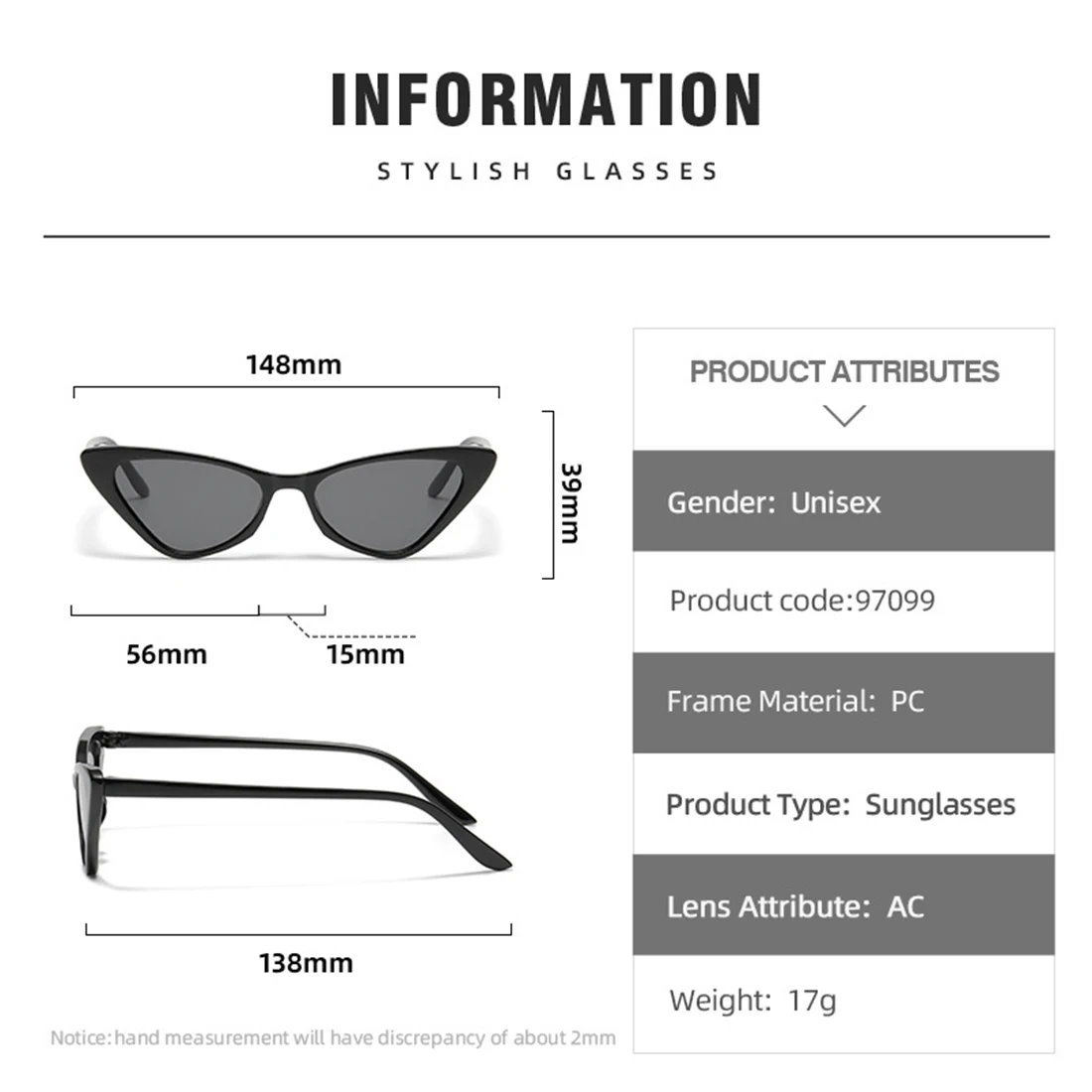 New Vintage Cat Eye Sunglasses Sun Glasses Brand Designer Eyeglasses Women Shades Female Eyewear Uv400 Glasses Outdoor Goggles