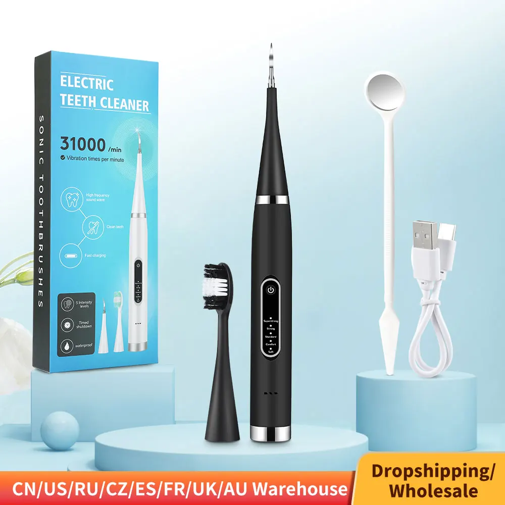 Electric Teeth Cleaner Household Dental Scaler Tooth Whitening & Cleaning Device Waterproof new Tartar 2025 Remove Fresh Breath Oral Care